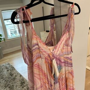 ROCOCO SAND Printed Maxi Dress brand new XS